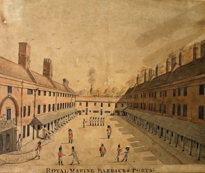 Royal Marine Barracks, Portsmouth, Hampshire by Unbekannt Unbekannt